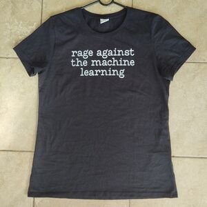 RAGE AGAINST THE MACHINE LEARNING Short-Sleeve Women's/Unisex Small T-Shirt Tee